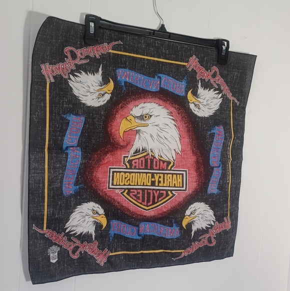 Vintage Harley Davidson Bandana - Picture 6 of 6